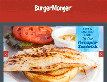 Tablet Screenshot of burgermonger.com